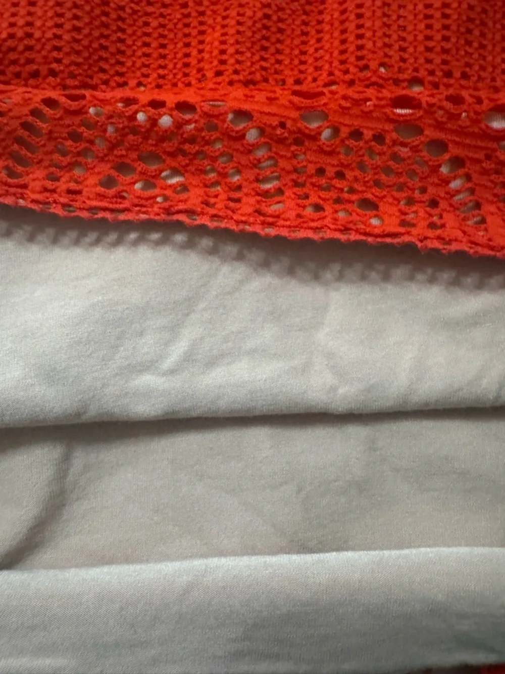 Free People strapless crochet